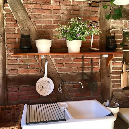 Zauberhaftes Tiny House Mit Kamin An Der Elbe *