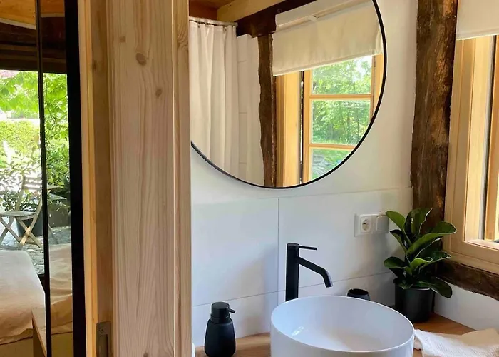 Zauberhaftes Tiny House Mit Kamin An Der Elbe Casa vacanze *