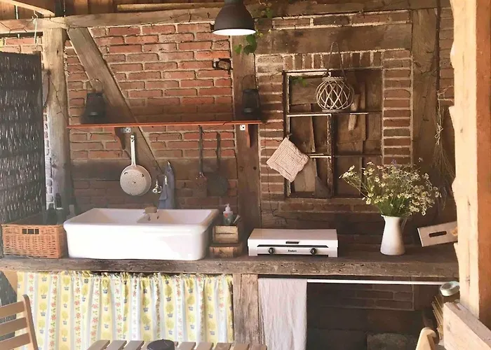 Σπίτι διακοπών Zauberhaftes Tiny House Mit Kamin An Der Elbe